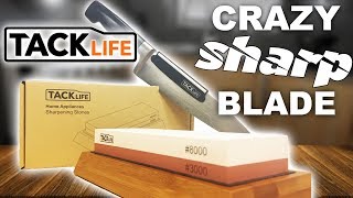 TackLife  Professional Knife Sharpening Stone  How To amp Demo [upl. by Zenger]