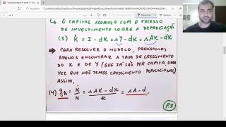 Macroeconomia III  Aula 9 Modelo de crescimento AK [upl. by Kaja135]