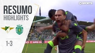 Highlights  Resumo Moreirense 13 Sporting Liga 1819 1 [upl. by Milstone]