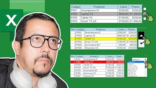 ¡Increíble TRES formas efectivas de RESALTAR FILAS en una tabla con controles de formulario [upl. by Cicero24]