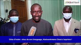 AbidjanTVnet Côte d’Ivoire  choc de son limogeage Abdourahmane Cissé s’exprime [upl. by Ogir]