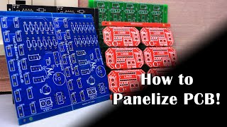 How to Panelize PCB  40 PCB for just 2  JLCPCB [upl. by Elocon]