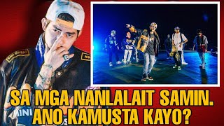 HONCHO NIYABANGAN ANG MGA HATERS MATAPOS ANG KANILANG CONCERT SA ARANETA  EX BATTALION  ATIN [upl. by Atteuqram374]