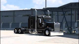 Custom Kenworth W900 Highway Killer Dropping Off And Picking Up My New Sliding Trap Trailer SCS [upl. by Neehsar]