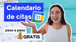 Crea un calendario DE CITAS gratis PASO A PASO 📅 NUEVA función de Google Calendar [upl. by Alyakam]