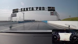 REV IT 2018 Golf R Santa Pod Raceway 14Mile DSG Launch [upl. by Galligan965]