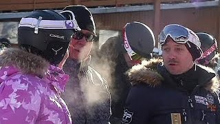 Schumacher accident shocks skiers in French resort of Meribel [upl. by Draude]