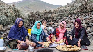 Exploring Afghanistans nomadic Lifestyle  Making Butter and Cooking Village Style Food in Tandoor [upl. by Nnyliram]