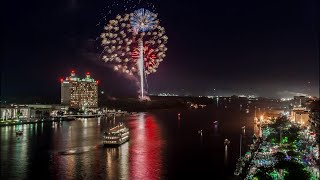 River Street Fireworks  Savannah GA [upl. by Asiil]