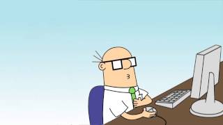 Dilbert Waiting for the Word [upl. by Ecirtra]