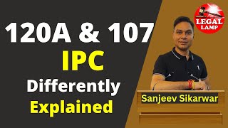 Difference between Abetment 107 IPC amp Criminal Conspiracy 120A 120B ipc best explanation abetment [upl. by Norel]