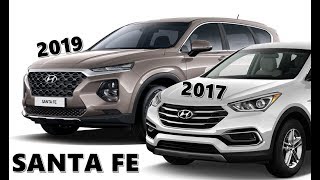 2019 Santa Fe vs 2017 Santa Fe  See The Difference [upl. by Marguerie]