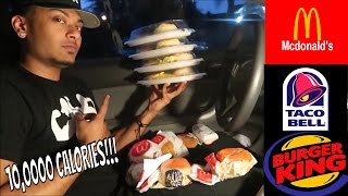 10000 CALORIE CHALLENGE  EPIC CHEAT MEAL [upl. by Liebman]