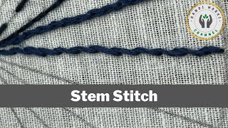 Stem stitch [upl. by Eselahs]