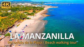 Recorrido entero 060522 Walking Tour Playa La Manzanilla La Cruz de Huanacaxtle Nayarit México [upl. by Dyana799]