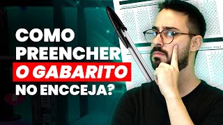 COMO PREENCHER O GABARITO NO ENCCEJA [upl. by Southworth]