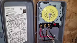 How To Wire Connect Intermatic Pool Pump Timer SIMPLE SHORT VIDEO [upl. by Dimo]