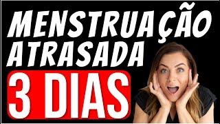 ⭐MENSTRUAÇÃO ATRASADA 3 DIAS  Fantástica Explicação [upl. by Ryley]