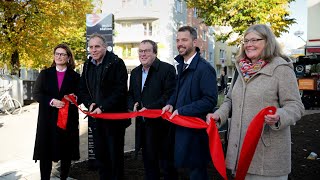 Mobilitätsstation Schloßstraße mit Superschnellladesäule eröffnet [upl. by Tabshey]