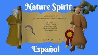 OSRS Nature Spirit Quest Español [upl. by Kolb]