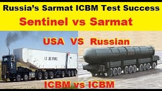 Russia’s Sarmat ICBM Test Success US LGM35A Sentinel vs RS 28 Sarmat called Satan II [upl. by Naellij]