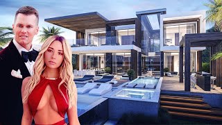 Tom Brady INSANE Lifestyle Hot New GIRLFRIEND and Big Crib [upl. by Ahsemac770]