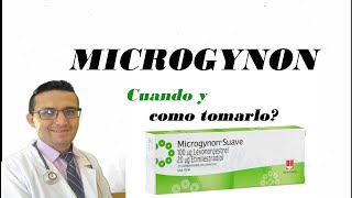 MICROGYNON PARA QUE SIRVE  MICROGYNON COMO Y CUANDO TOMARLO [upl. by Dawn98]