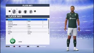 William Saliba fifa 19 pro clubs look alike tutorial  Arsenal target  France  ASSE [upl. by Landbert329]