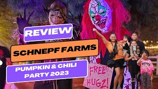 SCHNEPF FARMS Pumpkin amp Chili Party 2023  Family Review  Halloween in Arizona [upl. by Tabatha292]