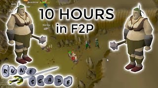 OSRS 10 Hours of Killing the Ogresses in F2P [upl. by Nylknarf605]