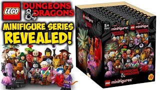 Lego Dungeons amp Dragons MINIFIGURE SERIES Revealed 🤯 12 New Figures [upl. by Ellehctim]