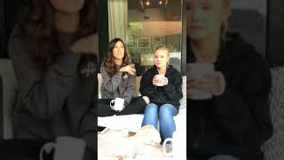 Kristen Bell and DArcy Carden QampA live Instagram stream January 25 2018 [upl. by Dulcia]