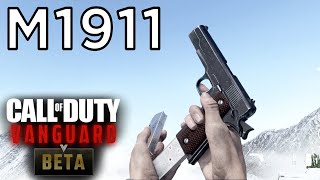 M1911 Gameplay  Call of Duty Vanguard Beta PS5 [upl. by Aikemet]