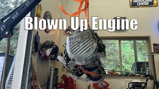 SeaDoo 720 Engine Replacement Part 1 – Removing the Engine [upl. by Paradies710]