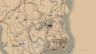 Red Dead Redemption 2 legendary fish longnose gar between lagras and lakay [upl. by Ponton497]