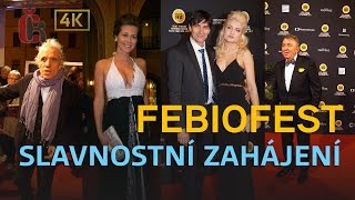 24 MFF Febiofest  slavnostní zahájení červený koberec rozhovory [upl. by Aratas]