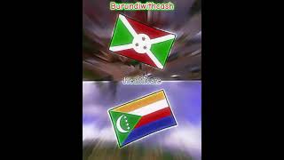 Burundi Vs Comoros burundi vs comoros countryvscountry edit africa [upl. by Slavic]