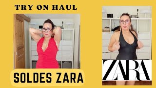 SOLDES ZARA TRY ON HAUL [upl. by Wenonah]