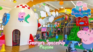 Georges Spaceship Playzone at Peppa Pig World April 2022 4K [upl. by Hayyikaz8]