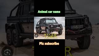 Animal car name automobile one subscribe for animal cars 20k [upl. by Ekusoyr]