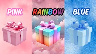 Choose your gift  3 gift box challenge 🤩💝🎁 [upl. by Zadack]