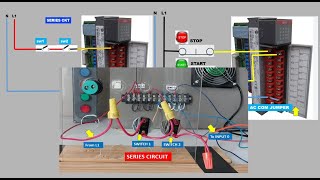 PLC wiring and programming PART 3 Allen Bradley PLC [upl. by Arinaid]