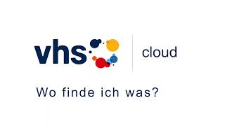 vhscloud Wo finde ich was [upl. by Maisey]