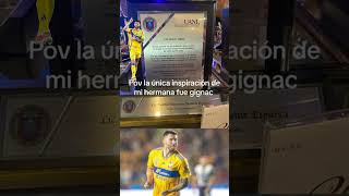 Gignac inspirando fuera de la cancha a su afición gignac tigres ligamx [upl. by Auhoj]