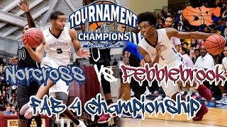 Norcross vs Pebblebrook  Fab 4 Championship Game Highlights [upl. by Lonyer]