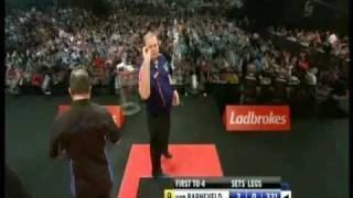 Raymond van Barneveld  All Five 9  Dart Finishes [upl. by Ordnasil]