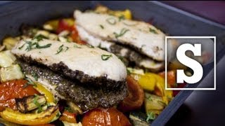 RATATOUILLE amp TAPENADE CHICKEN RECIPE  SORTED [upl. by Derk]