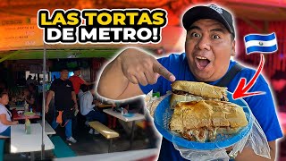 🤤ALMORZANDO las TORTAS de METROCENTRO en la CALLE ¿son buenas [upl. by Mariano]