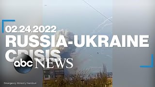 RussiaUkraine Crisis February 24 2022 [upl. by Hughmanick814]