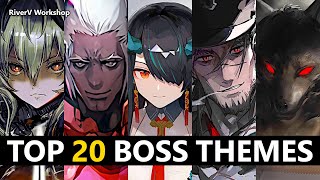 Top 20 Boss Battle Themes  Arknights明日方舟 個人的に好きなボス戦闘曲集 [upl. by Alic]